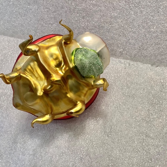 Large Ladybug Christmas Ornament Blown Glass Vintage - Picture 5 of 9